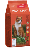 Сухой корм для кошек Proхвост с говядиной, 10кг